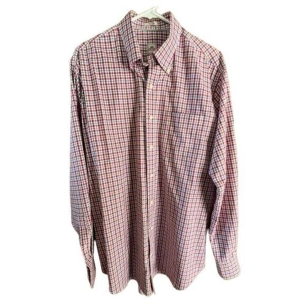 Peter Millar Checkered Plaid Button Shirt